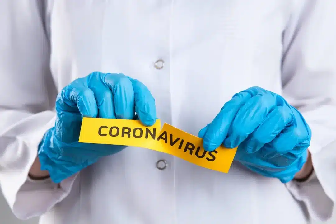 End,Of,A,Coronavirus,Quarantine,Concept.,Young,Female,Doctor,In