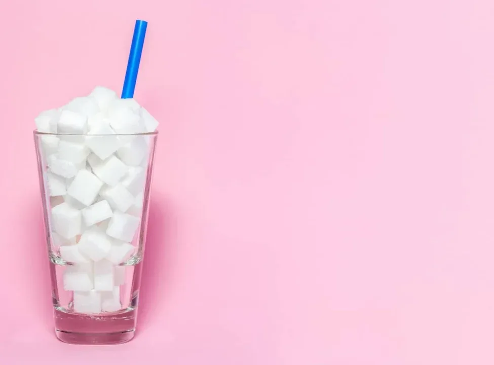 Glass,Full,Of,Sugar,Cubes,-,Unhealthy,Diet,Concept.